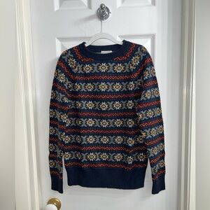 Crewcuts Boys Knit Sweater – Size 12 – Multicolor Print – Like New
